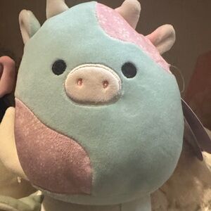 Squishmallows Aqua & Pink Yamaris Plush Tag